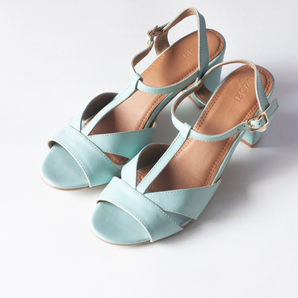 STRONG Powder Blue Block Heels