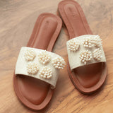 Pearl Flowers Embroidered Flats 4