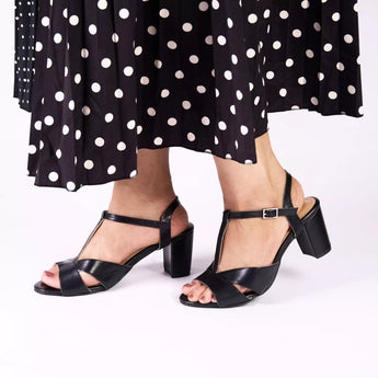 STRONG | Black Block Heels 1