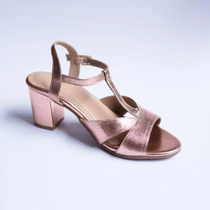 STRONG | Rose Gold Block Heels 1