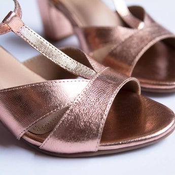 STRONG | Rose Gold Block Heels 3